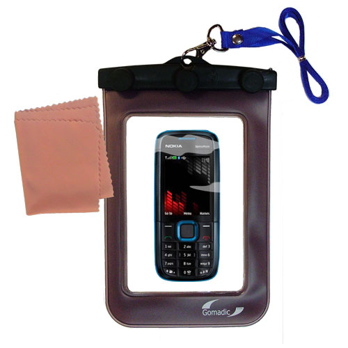 Waterproof Case compatible with the Nokia 5130 XpressMusic to use underwater