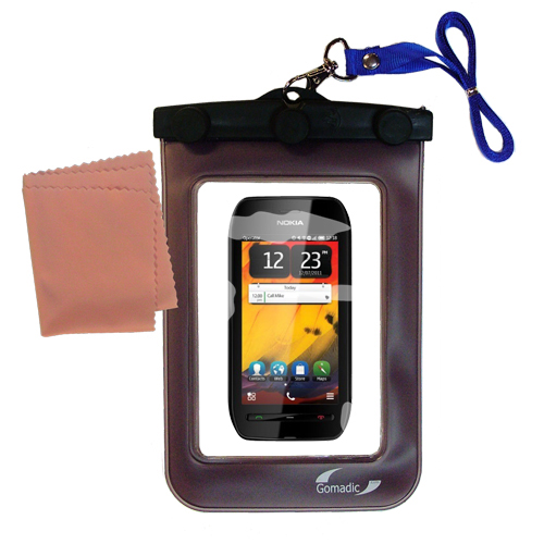 Waterproof Case compatible with the Nokia 603 to use underwater