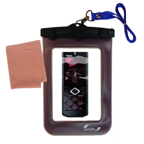 Waterproof Case compatible with the Nokia 7900 Prism to use underwater