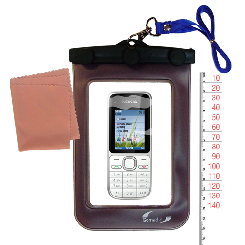 Waterproof Case compatible with the Nokia C2-01 to use underwater