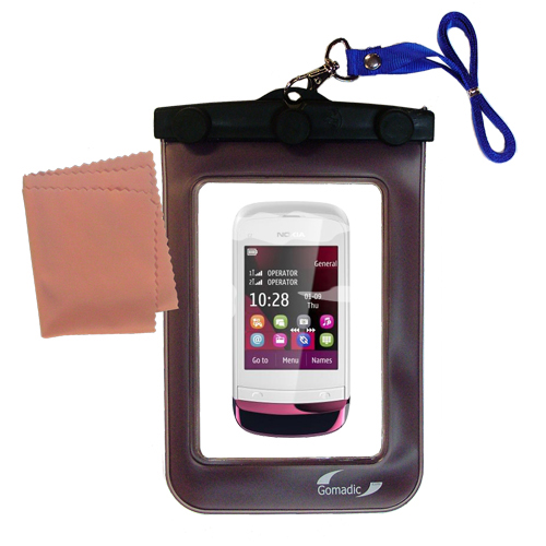 Waterproof Case compatible with the Nokia C2-O6 to use underwater