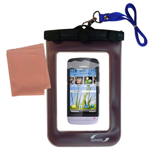 Waterproof Case compatible with the Nokia C5-05 to use underwater