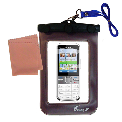Waterproof Case compatible with the Nokia C5 5MP to use underwater