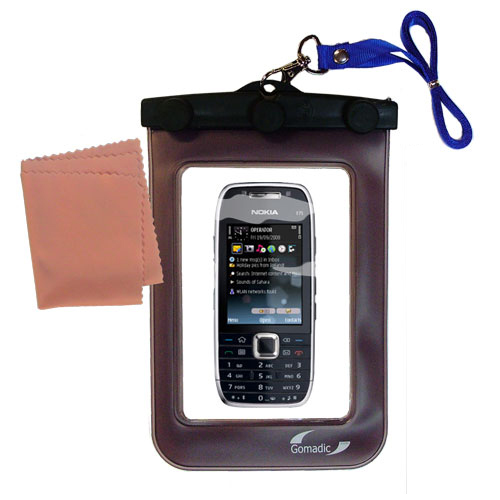 Waterproof Case compatible with the Nokia E75 to use underwater