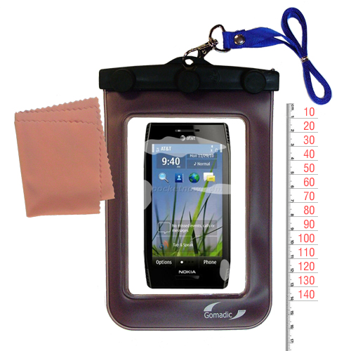 Waterproof Case compatible with the Nokia X7-00 to use underwater