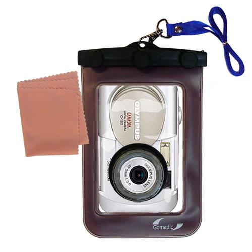Waterproof Camera Case compatible with the Olympus C-160 Zoom