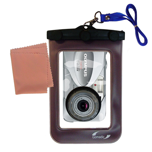 Waterproof Camera Case compatible with the Olympus C-450 Zoom Del Sol