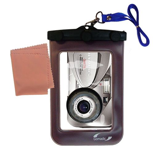 Waterproof Camera Case compatible with the Olympus C-460 Zoom del Sol