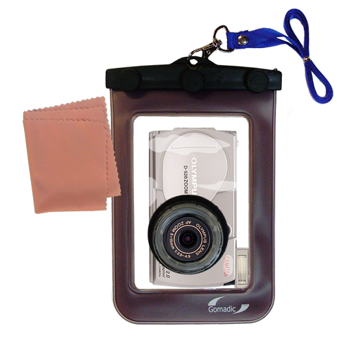 Waterproof Camera Case compatible with the Olympus D-520 Zoom