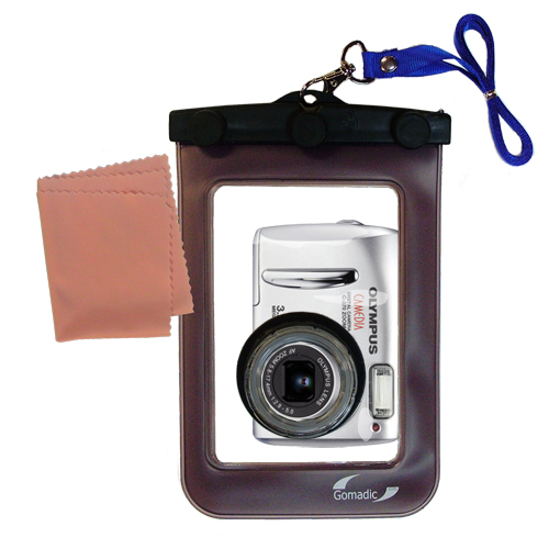 Waterproof Camera Case compatible with the Olympus D-535 Zoom