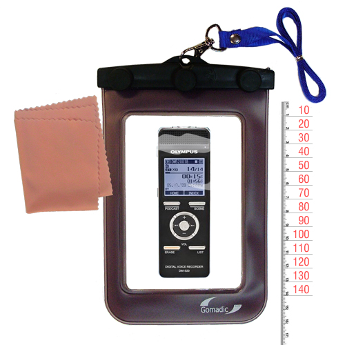 Waterproof Case compatible with the Olympus DM-520 to use underwater