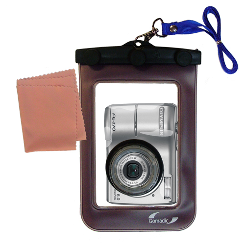 Waterproof Camera Case compatible with the Olympus FE-170