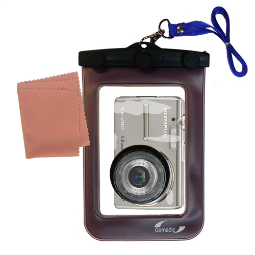 Waterproof Camera Case compatible with the Olympus FE-280