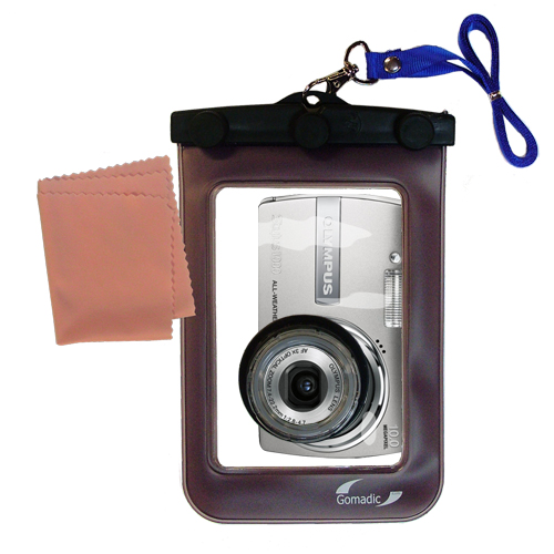Waterproof Camera Case compatible with the Olympus Stylus 1000