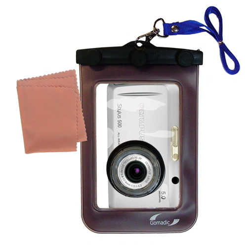 Waterproof Camera Case compatible with the Olympus Stylus 500 Digital