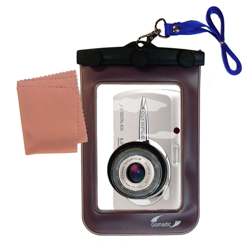 Waterproof Camera Case compatible with the Olympus Stylus 600 Digital