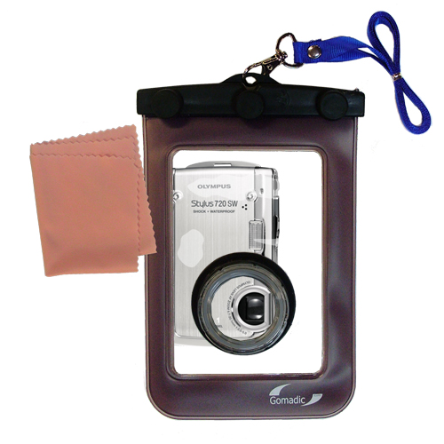 Waterproof Camera Case compatible with the Olympus Stylus 720 Digital