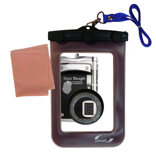 Waterproof Camera Case compatible with the Olympus STYLUS TOUGH 8000