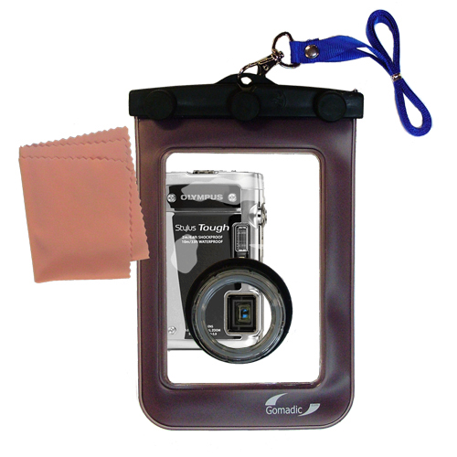 Waterproof Camera Case compatible with the Olympus Stylus TOUGH 8010
