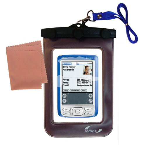 Waterproof Case compatible with the Palm palm Zire 72 to use underwater