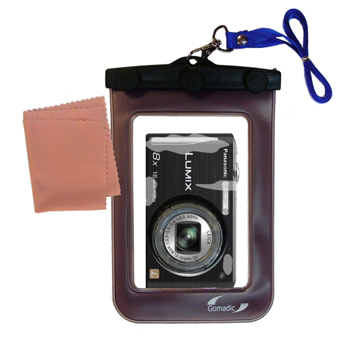 Waterproof Camera Case compatible with the Panasonic DMC-FH24