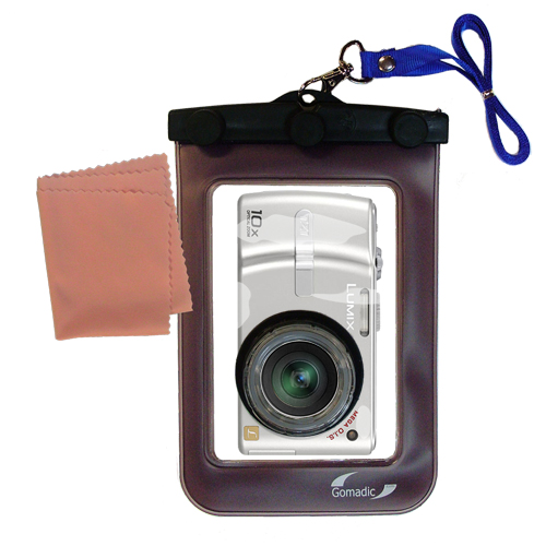 Waterproof Camera Case compatible with the Panasonic Lumix DMC-TZ1