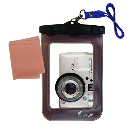 Waterproof Camera Case compatible with the Pentax Optio 430RS