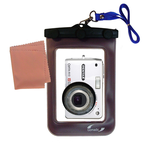 Waterproof Camera Case compatible with the Pentax Optio A10