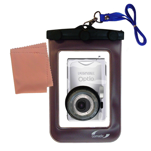 Waterproof Camera Case compatible with the Pentax Optio S7