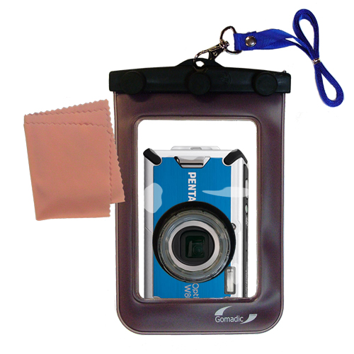 Waterproof Camera Case compatible with the Pentax Optio W80