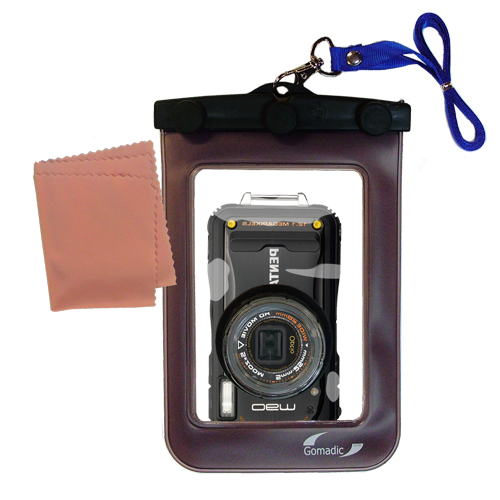 Waterproof Camera Case compatible with the Pentax Optio W90