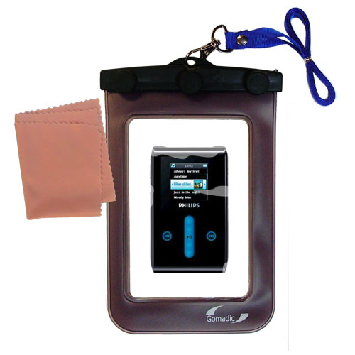 Waterproof Case compatible with the Philips GoGear HDD1420 HDD1430 to use underwater