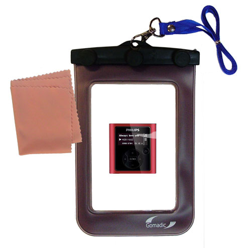 Waterproof Case compatible with the Philips GoGear SA1927/37 to use underwater