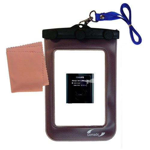 Waterproof Case compatible with the Philips GoGear SA1945/37 to use underwater