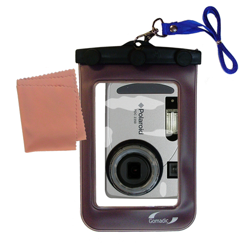 Waterproof Camera Case compatible with the Polaroid PDC-2350