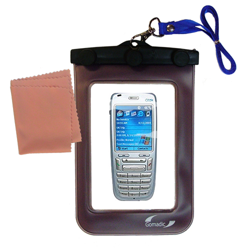 Waterproof Case compatible with the Qtek 8010 Smartphone to use underwater