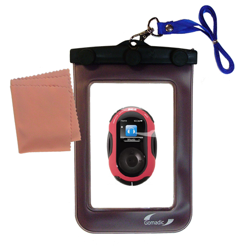 Waterproof Case compatible with the RCA S2202 S2204 JET to use underwater