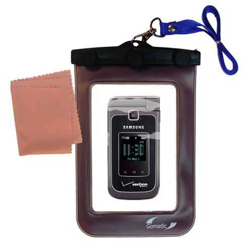 Waterproof Case compatible with the Samsung Alias 2 to use underwater