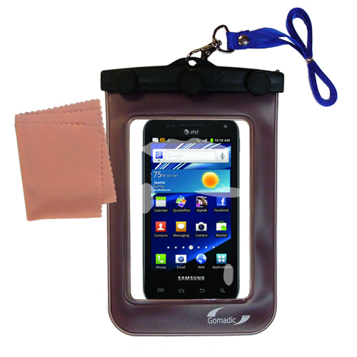 Waterproof Case compatible with the Samsung Captivate Glide to use underwater