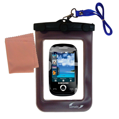 Waterproof Case compatible with the Samsung Corby II to use underwater