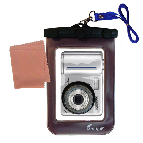 Waterproof Camera Case compatible with the Samsung Digimax S500