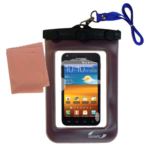 Waterproof Case compatible with the Samsung Epic 4G Touch to use underwater