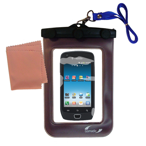 Waterproof Case compatible with the Samsung Exhibit 4G to use underwater