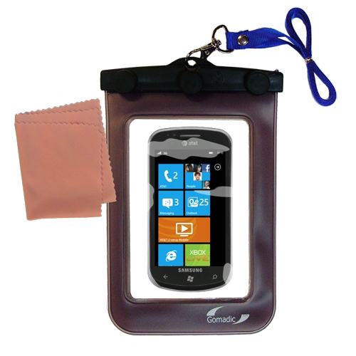 Waterproof Case compatible with the Samsung Focus S / 2 to use underwater