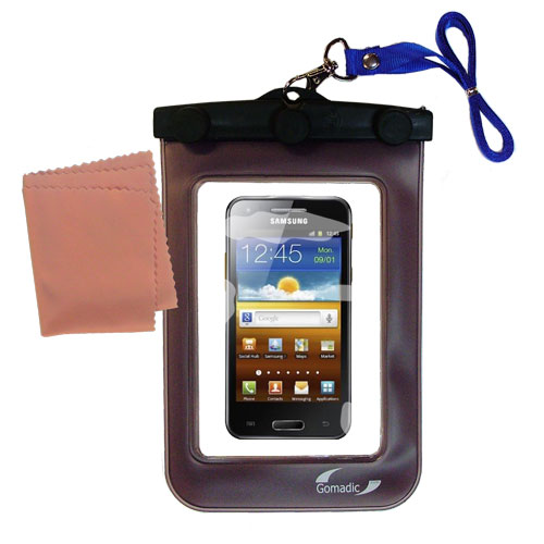 Waterproof Case compatible with the Samsung Galaxy Beam / I8530 to use underwater