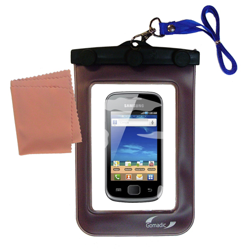 Waterproof Case compatible with the Samsung Galaxy Gio to use underwater