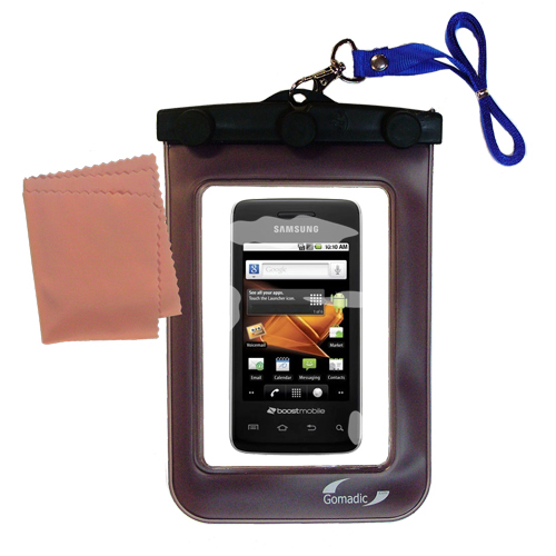 Waterproof Case compatible with the Samsung Galaxy Prevail to use underwater