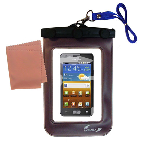Waterproof Case compatible with the Samsung Galaxy R Style to use underwater