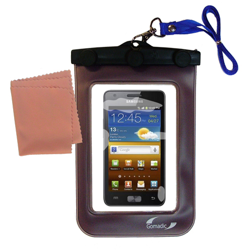 Waterproof Case compatible with the Samsung Galaxy R to use underwater