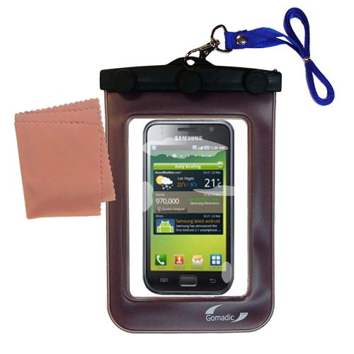 Waterproof Case compatible with the Samsung Galaxy S Pro to use underwater